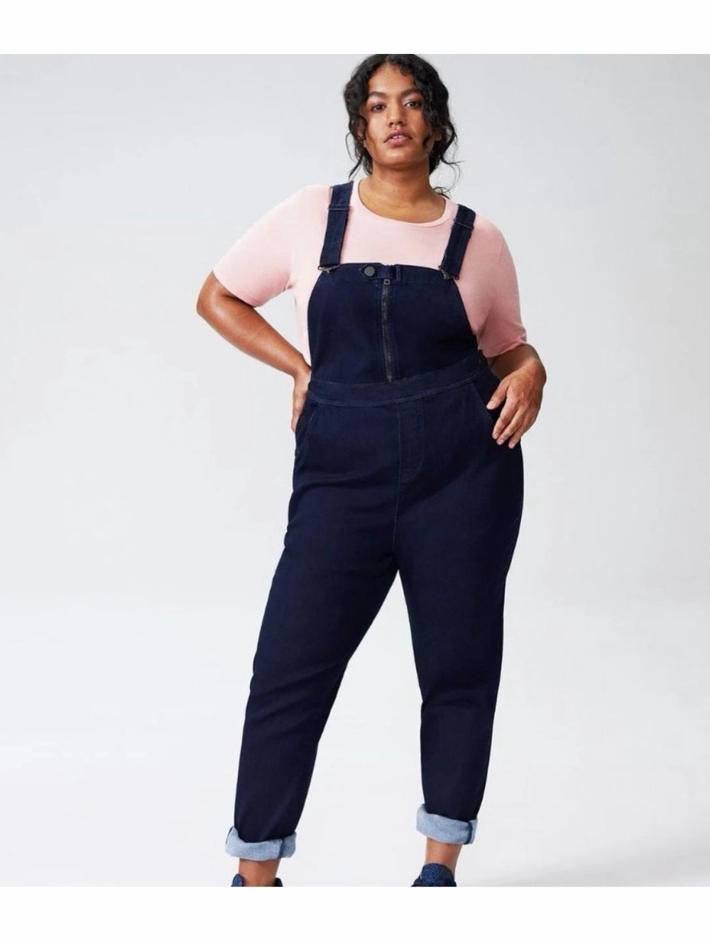 Universal Standard Classic Denim Overalls